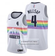 Camiseta Denver Nuggets Paul Millsap Ciudad Edition Blanco