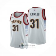 Camiseta Denver Nuggets Vlatko Cancar NO 31 Ciudad 2022-23 Blanco