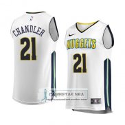 Camiseta Denver Nuggets Wilson Chandler Association 2017-18 Blan