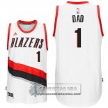 Camiseta Dia del Padre Blazers Dad Blanco