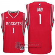 Camiseta Dia del Padre Rockets Dad Rojo
