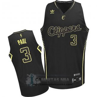 Camiseta Electricidad Moda Clippers Paul Negro