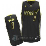 Camiseta Electricidad Moda Heats Bosh Negro