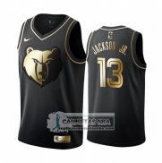 Camiseta Golden Edition Memphis Grizzlies Jaren Jackson Jr. Negro