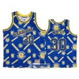 Camiseta Golden State Warriors Stephen Curry Hardwood Classics Tear Up Pack Azul