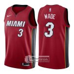Camiseta Heat Dwyane Wade Statement 2017-18 Rojo