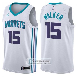 Camiseta Hornets Kemba Walker Association 2017-18 Blanco