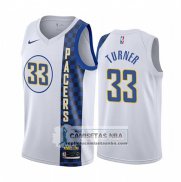 Camiseta Indiana Pacers Myles Turner Ciudad Blanco