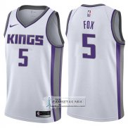 Camiseta Kings De'aaron Fox Association 2017-18 Blanco