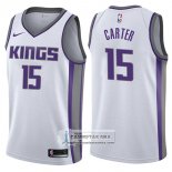 Camiseta Kings Vince Carter Association 2017-18 Blanco