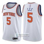 Camiseta Knicks Courtney Lee Association 2017-18 Blanco