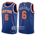 Camiseta Knicks Kristaps Porzingis 2017-18 Azul