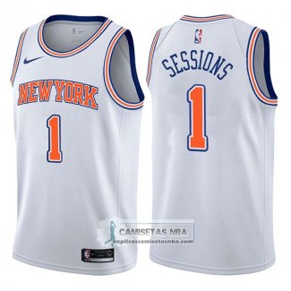 Camiseta Knicks Ramon Sessions Statement 2017-18 Blanco