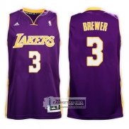 Camiseta Lakers Corey Brewer Road 2017-18 Violeta