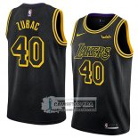 Camiseta Lakers Ivica Zubac Ciudad 2018 Negro