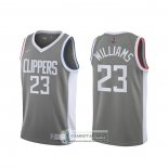 Camiseta Los Angeles Clippers Lou Williams Earned 2020-21 Gris