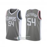 Camiseta Los Angeles Clippers Patrick Patterson Earned 2020-21 Gris