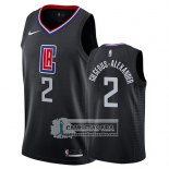 Camiseta Los Angeles Clippers Shai Gilgeous-Alexander Statement 2019 Negro