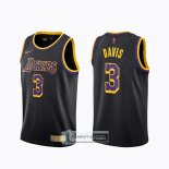 Camiseta Los Angeles Lakers Anthony Davis Earned 2020-21 Negro