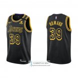 Camiseta Los Angeles Lakers Dwight Howard NO 39 Mamba 2021-22 Negro