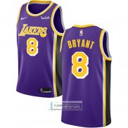 Camiseta Los Angeles Lakers Kobe Bryant Statement Violeta