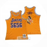 Camiseta Los Angeles Lakers Luffy 2025 Amarillo