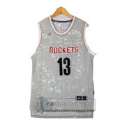 Camiseta Luces de la Ciudad Rockets Harden Gris