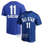 Camiseta Manga Corta All Star 2023 Demar Derozan Azul