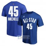 Camiseta Manga Corta All Star 2023 Donovan Mitchell Azul