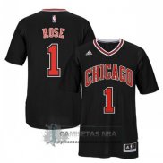 Camiseta Manga Corta Bulls Rose Negro