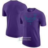 Camiseta Manga Corta Charlotte Hornets Violeta