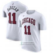 Camiseta Manga Corta Chicago Bulls Demar Derozan Ciudad 2022-23 Blanco