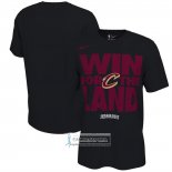 Camiseta Manga Corta Cleveland Cavaliers 2025 NBA Playoffs Negro