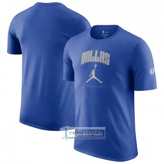 Camiseta Manga Corta Dallas Mavericks Essential Ciudad Azul