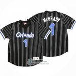 Camiseta Manga Corta Orlando Magic Tracy McGrady NO 1 Negro