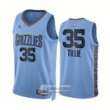 Camiseta Memphis Grizzlies Killian Tillie NO 35 Statement 2022-23 Azul