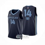 Camiseta Memphis Grizzlies Zach Edey NO 14 Icon 2025-26 Azul