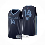 Camiseta Memphis Grizzlies Zach Edey NO 14 Icon 2025-26 Azul