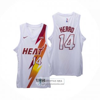 Camiseta Miami Heat Tyler Herro Fashion Royalty Blanco