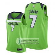 Camiseta Minnesota Timberwolves Isaiah Canaan Statement Verde