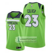 Camiseta Minnesota Timberwolves Jarrett Culver Statement 2019-20 Verde