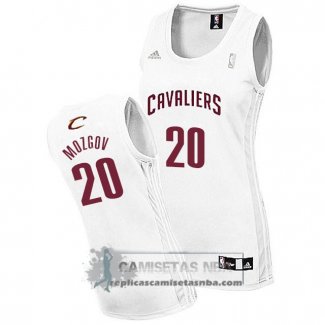 Camiseta Mujer Cavaliers Mozgov Blanco