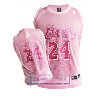 Camiseta Mujer Lakers Bryant Rosa