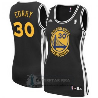 Camiseta Mujer Warriors Curry Negro