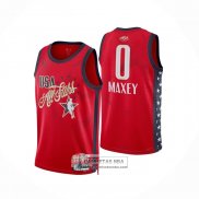 Camiseta NBA All Star 2026 Tyrese Maxey NO 0 Rojo
