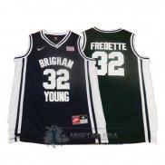 Camiseta NCAA Brigham Young Fredette Negro