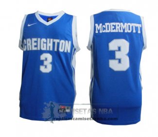 Camiseta NCAA Creighton Bluejays Doug McDermott Azul