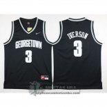 Camiseta NCAA Georgetown Hoyasn Allen Iverson Negro