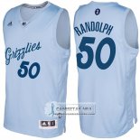 Camiseta Navidad Grizzlies Zach Randolph Claro 2016 Azul