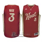 Camiseta Navidad Heats Wade 2015 Rojo